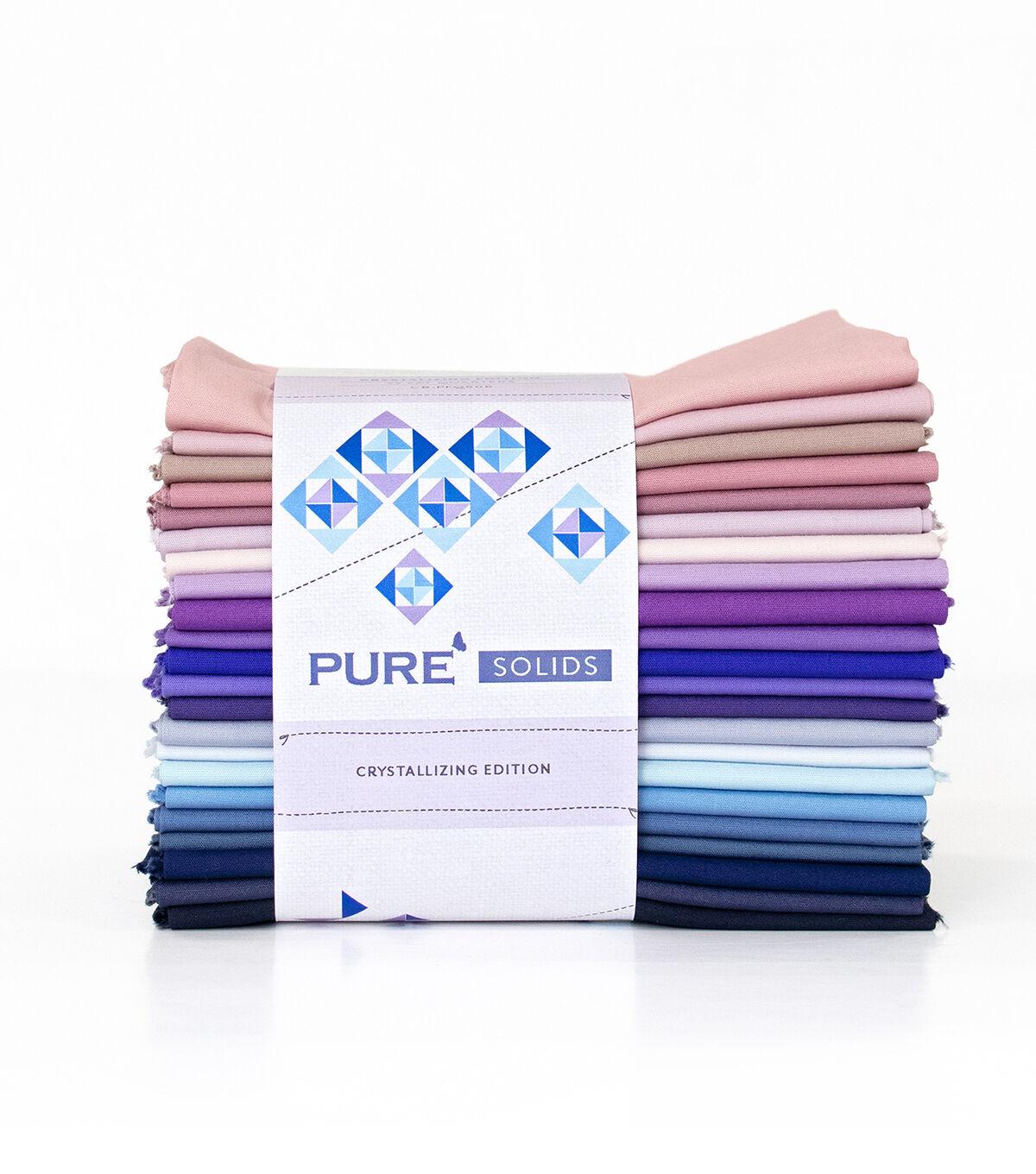 Art Gallery Fabrics Crystallizing 22Pc Pure Solids Cotton Fabric Quarter Bundle