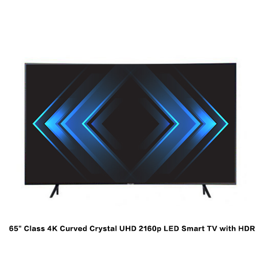 🎄Store Closing Sale📺65 Class 4K Curved Crystal UHD 2160p LED Smart TV with HDR
