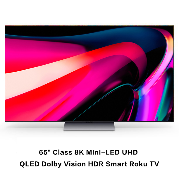 🎄Store Closing Sale📺65 Class 8K Mini-LED UHD QLED Dolby Vision HDR Smart Roku TV